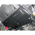 Plieninė 2mm variklio apsauga Peugeot 208 2012-2020; 1,0; 1,2; 1,6THP