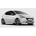 Plieninė 2mm variklio apsauga Peugeot 208 2012-2020; 1,0; 1,2; 1,6THP