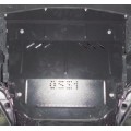 Plieninė 2mm variklio apsauga Nissan Qashqai J11 2014-2017; visi darbiniai tūriai