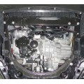 Plieninė 2mm variklio apsauga Nissan Qashqai J11 2014-2017; visi darbiniai tūriai
