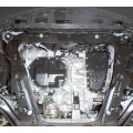 Plieninė 2mm variklio apsauga Nissan X-Trail T32 2014-2017; visi darbiniai tūriai