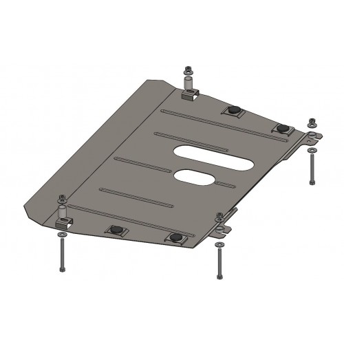 Plieninė 2mm variklio apsauga Toyota Highlander 2013-2018; 3.5