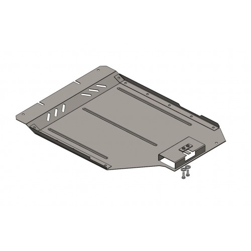 Plieninė 2mm paskirstymo dėžės apsauga Nissan Pathfinder III R51 2012-2014; 2,5 D; 3,5
