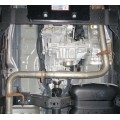 Plieninė 2mm paskirstymo dėžės apsauga Nissan Pathfinder III R51 2012-2014; 2,5 D; 3,5
